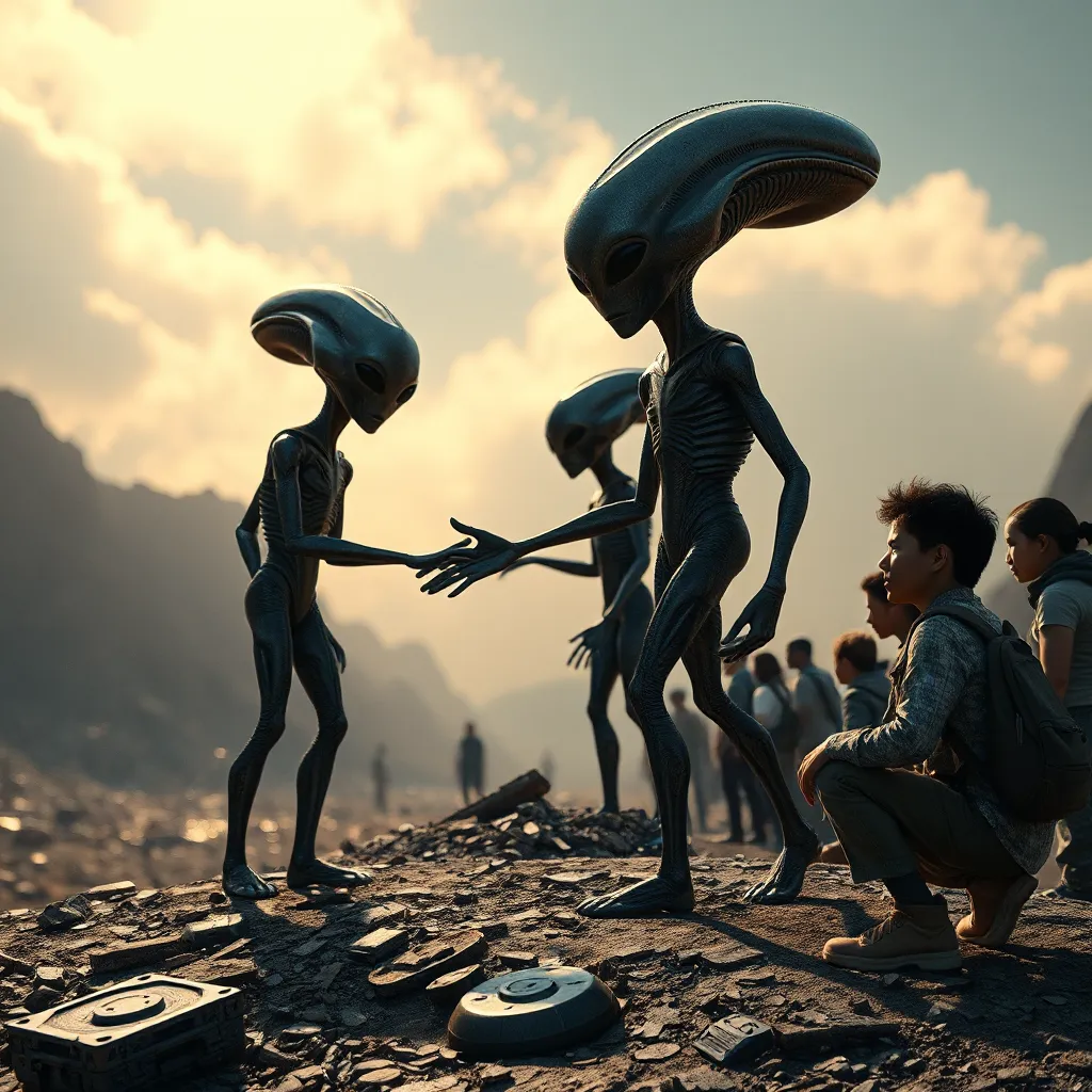 Would You Trust Aliens Offering Salvation from Disaster? : MysteryLores