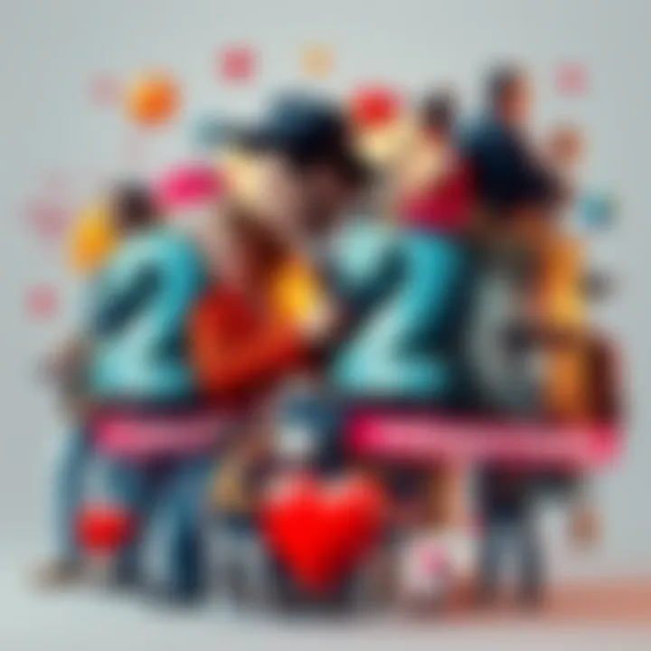 A collage representing career growth, financial success, romantic relationships, and family togetherness in 2026.