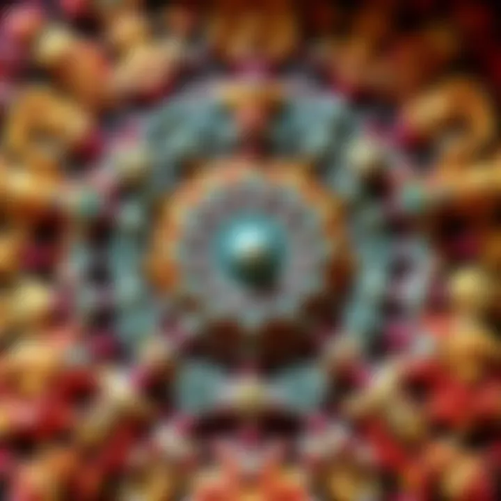 Vibrant 3D mandala art showcasing detailed patterns and cultural motifs from Paro, Bhutan