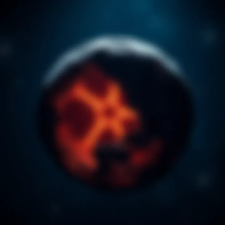An illustration of the interstellar object 3I/ATLAS showing its triple-jet system and anomalies detected by Hubble.
