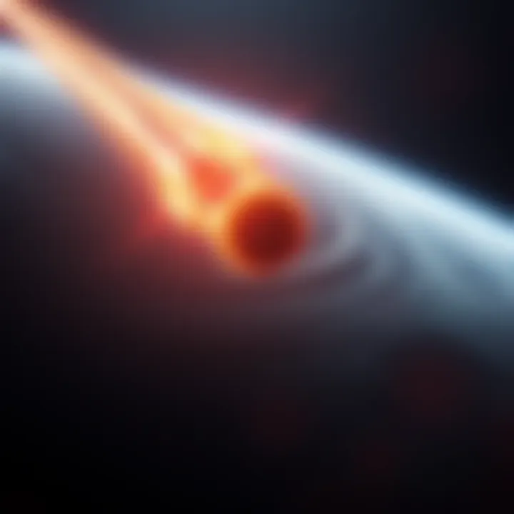 3I/ATLAS in Space A comet-like object in space showing bright colors and a distinct tail, representing its unexpected acceleration away from the sun.