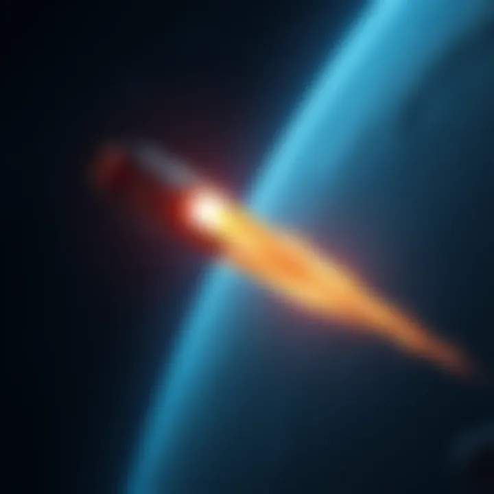 A visual representation of the interstellar object 3I Atlas with its anti-tail glowing as it passes near the Sun, depicting a surprising comet behavior.