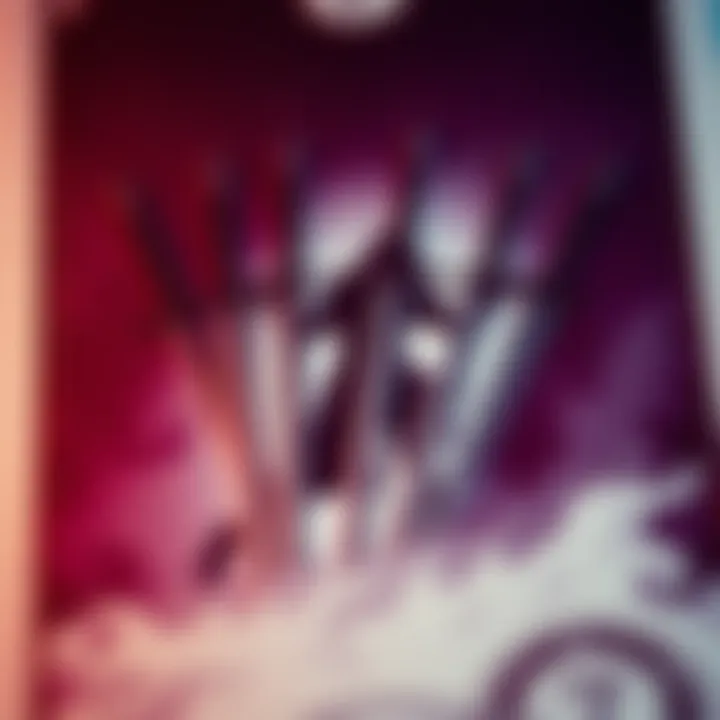 A close-up of the 7 of Swords tarot card showing a figure sneaking away with five swords while leaving two behind, symbolizing deceit and strategy.