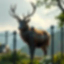 Art piece of Actaeon as a stag Artwork depicting Actaeon transformed into a stag, surrounded by nature.