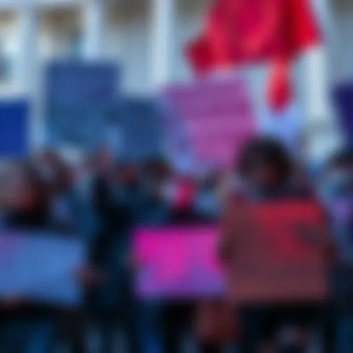 A group of activists holding signs calling for the release of Jeffrey Epstein's documents instead of Ghislaine Maxwell's pardon, gathered in protest.
