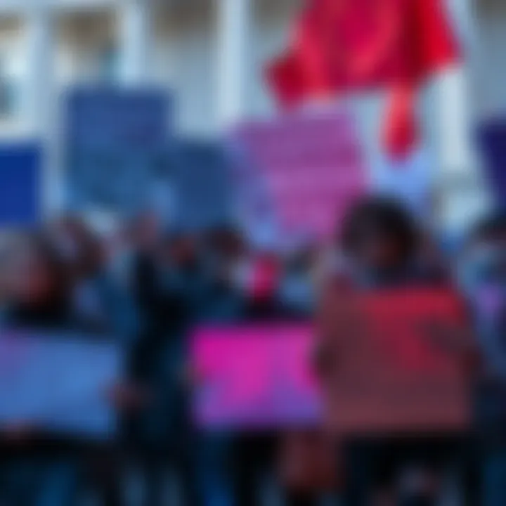A group of activists holding signs calling for the release of Jeffrey Epstein's documents instead of Ghislaine Maxwell's pardon, gathered in protest.