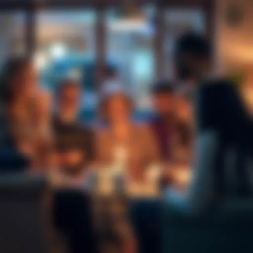 A group of diverse adults sharing their thoughts on reality shifting in a cozy setting.