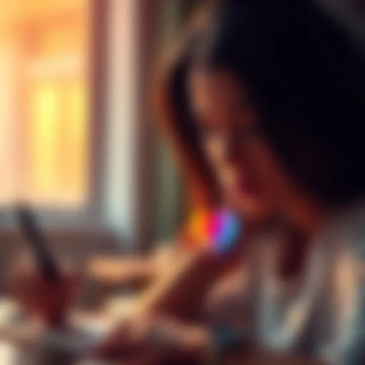 A person writing affirmations with a heart symbol, focusing on love and attraction for their crush.