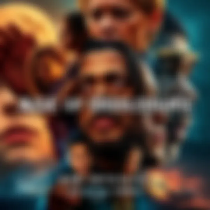 A visual representation of the documentary series 'Age of Disclosure' featuring a collage of diverse faces and scenes symbolizing hidden truths and eye-opening stories.