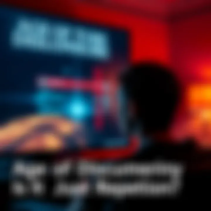 A person watching the Age of Disclosure documentary on a screen with a thoughtful expression, reflecting on its repetitive themes