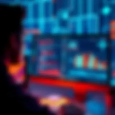 A person looks at a computer screen displaying AI-generated content while pondering trust in information.