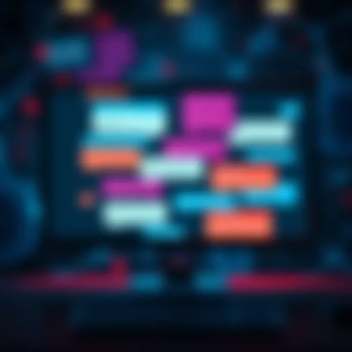 A computer screen displaying multiple chat bubbles filled with text, indicating AI bots disrupting discussions on an astrology forum