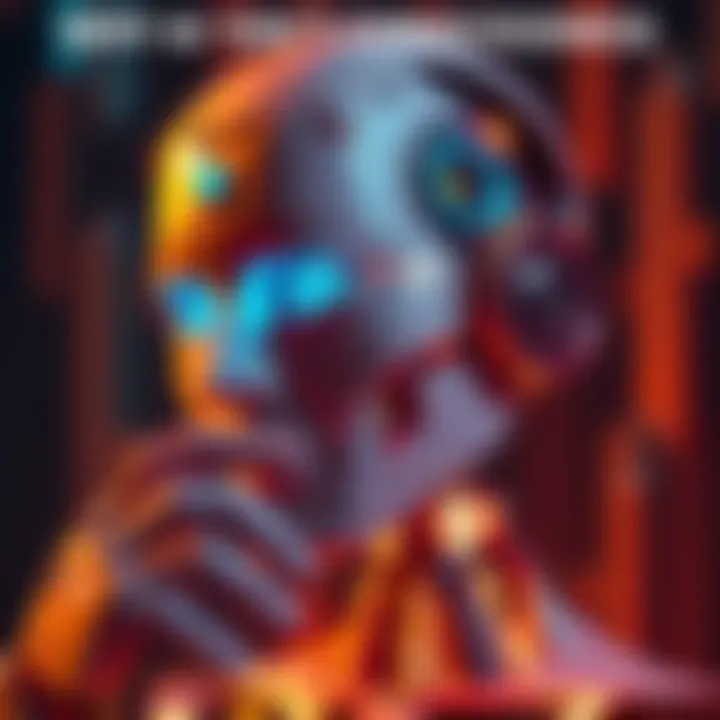 A robot with a thoughtful expression, symbolizing the concept of consciousness in artificial intelligence