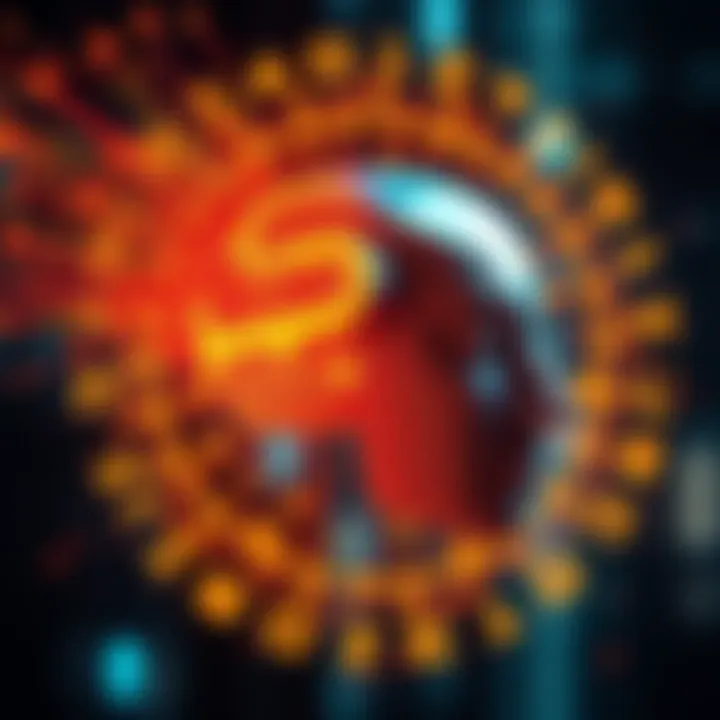 A visual representation of a digital AI model being removed or deleted, symbolizing changes in technology and user experience.