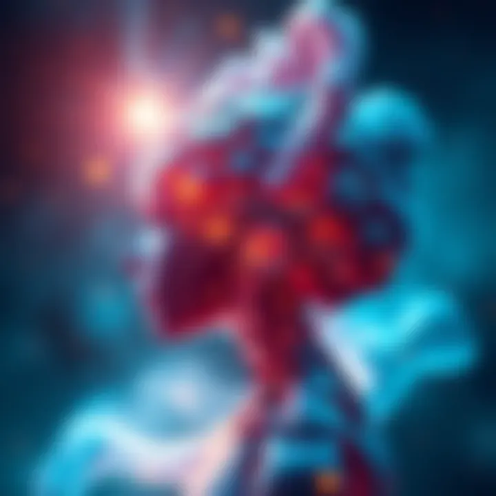 A visual representation of AI intertwining sorcery with human memory, featuring abstract elements symbolizing consciousness and extraordinary phenomena.