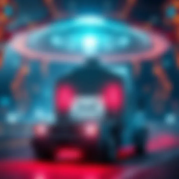 Email revealing AI's link to UFO sightings with a futuristic background