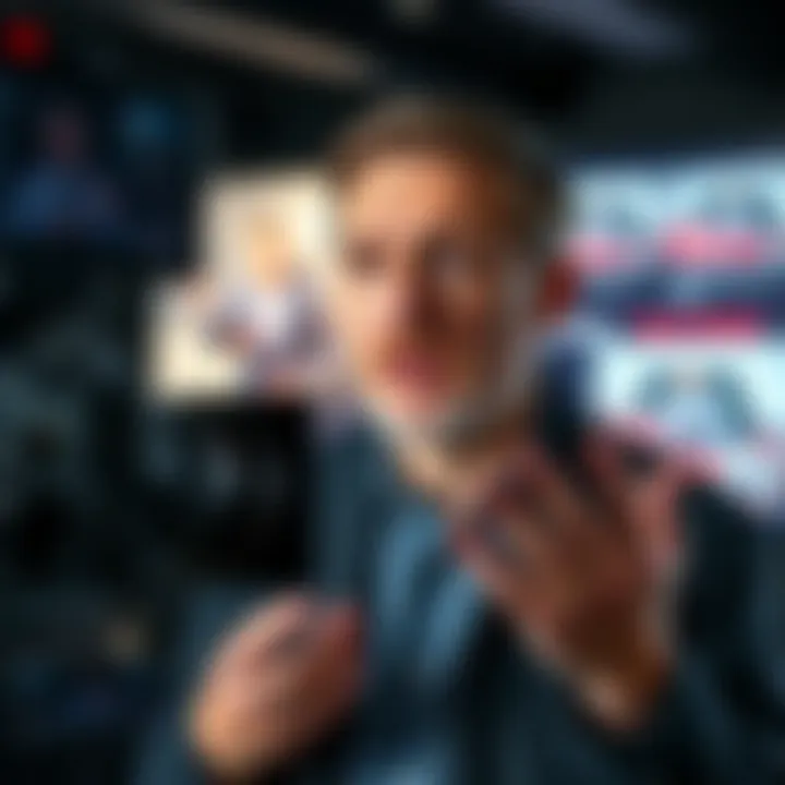 Historian Aidan Mattis discussing Missing411 claims in front of a camera