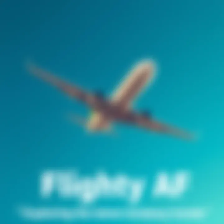 Airplane in Flight A modern airplane flying against a clear blue sky, symbolizing the latest trends in aviation.