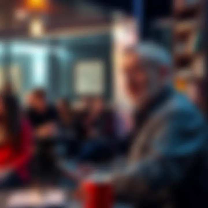 Al Bielek Time Traveler A man in a casual setting, sharing his story of time travel with an engaged audience.