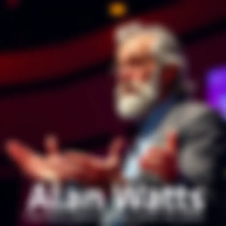 Alan Watts giving a lecture on desire and fulfillment