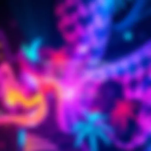 Beautiful wallpaper design featuring a quote by Alan Watts in vibrant colors and artistic style