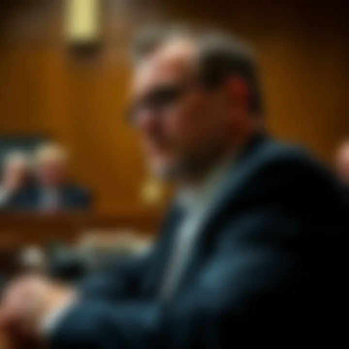 Albert Lee Terry Jr., also known as Friar David Collins, sitting in a courtroom during his hearing related to the abduction case of Nancy Guthrie.
