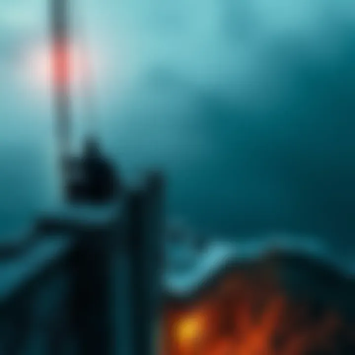 Alcatraz Prison Escape A dramatic scene showing a prisoner climbing a wall with water in the background, symbolizing the escape from Alcatraz prison.