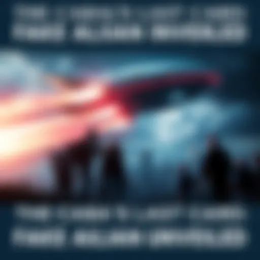 A dramatic scene showing a fake spaceship hovering over a city, with people looking up in fear and awe. The sky is dark and ominous, hinting at a possible alien threat.