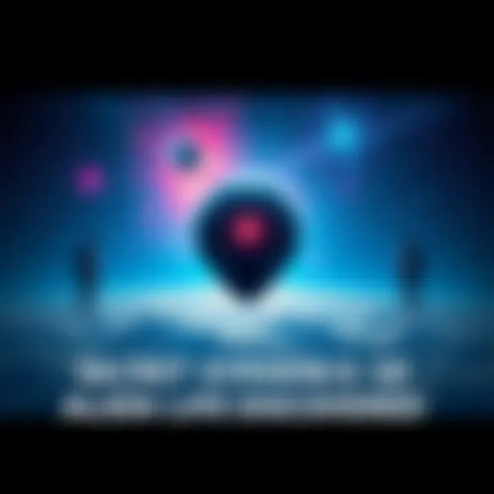 A mysterious object in the sky with colors resembling a galaxy, symbolizing potential extraterrestrial life.