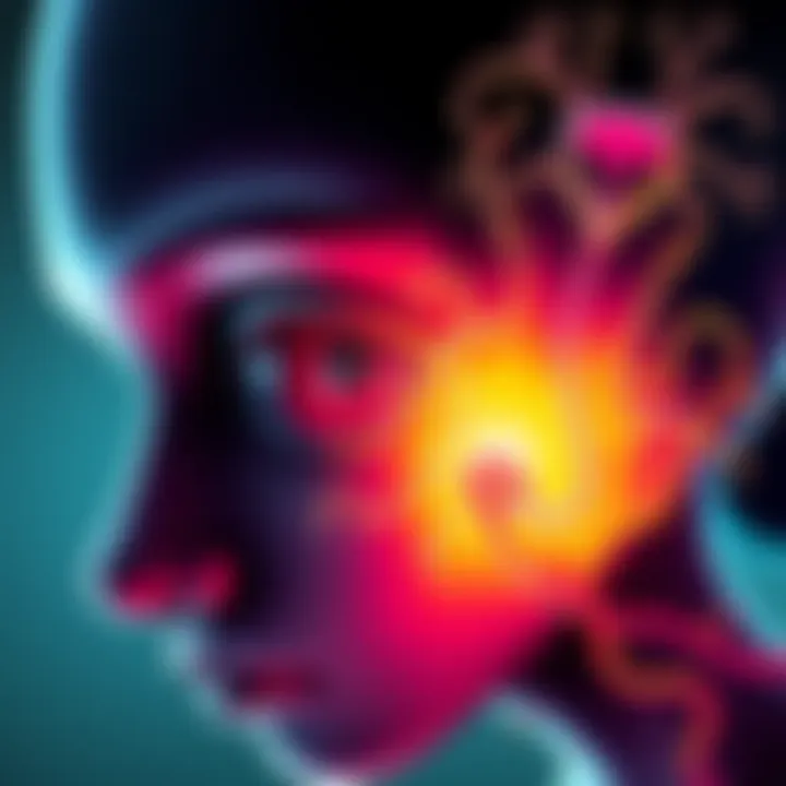 An illustration showing the human eye, sperm, and nervous system with alien-like features, symbolizing the theory of extraterrestrial influence on human evolution.