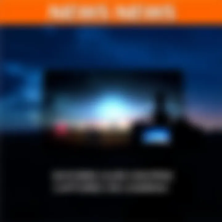 A still from a video showing a strange figure in a distant field, claiming to be an alien, with people discussing in the background.