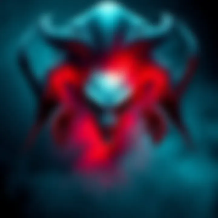 An artistic representation of an alien figure blending with a demon-like creature, symbolizing the connection between today's alien sightings and Aleister Crowley's demon depictions.