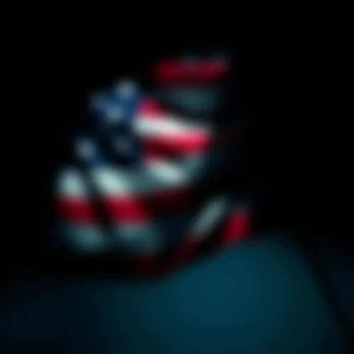 An American flag partially obscured by dark shadows, symbolizing hidden truths in American history.