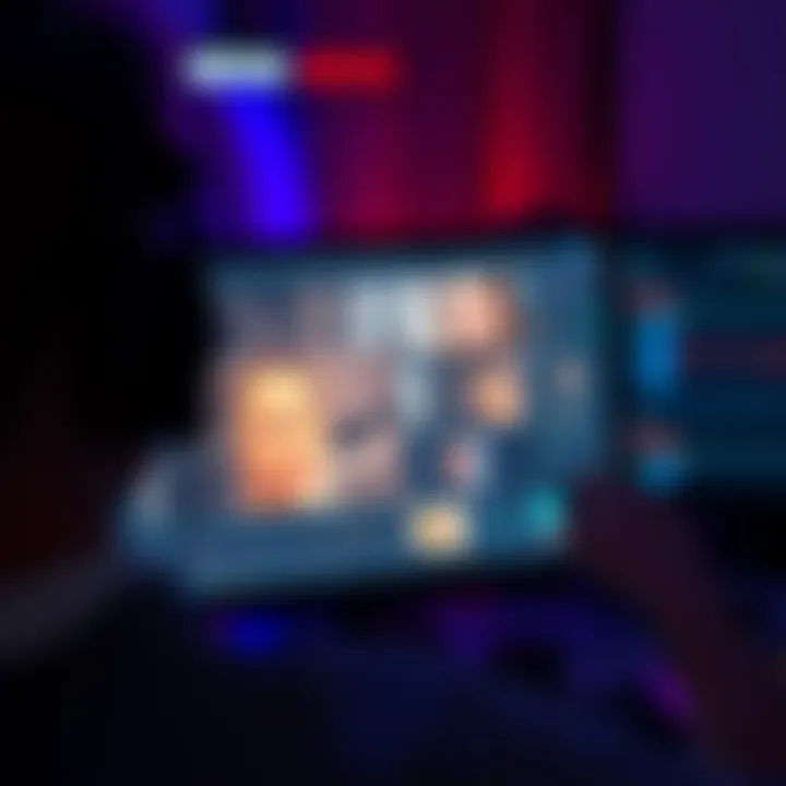 A person examining audio clips on a computer screen while searching for Ana Paula Arosio's voice and face