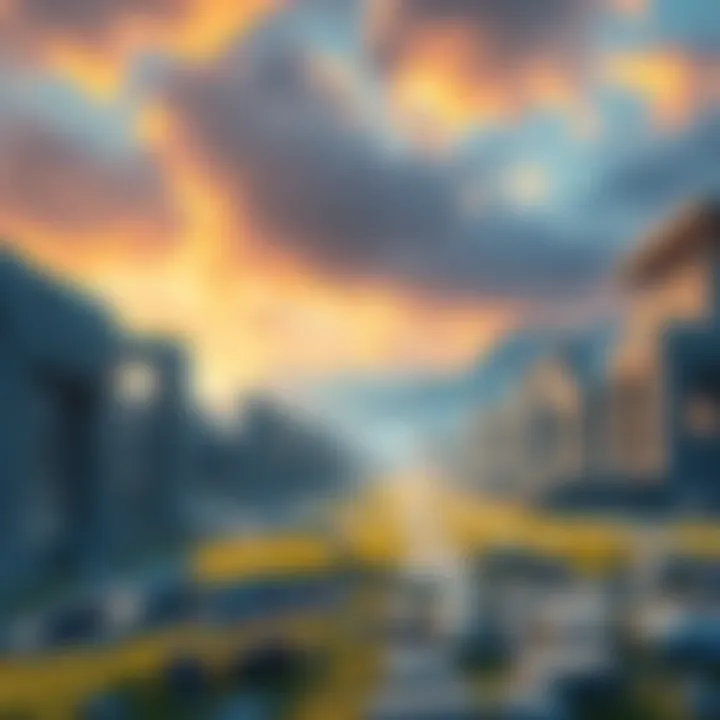 Ancient City Ruins Ruins of an ancient city with megalithic walls and scattered artifacts