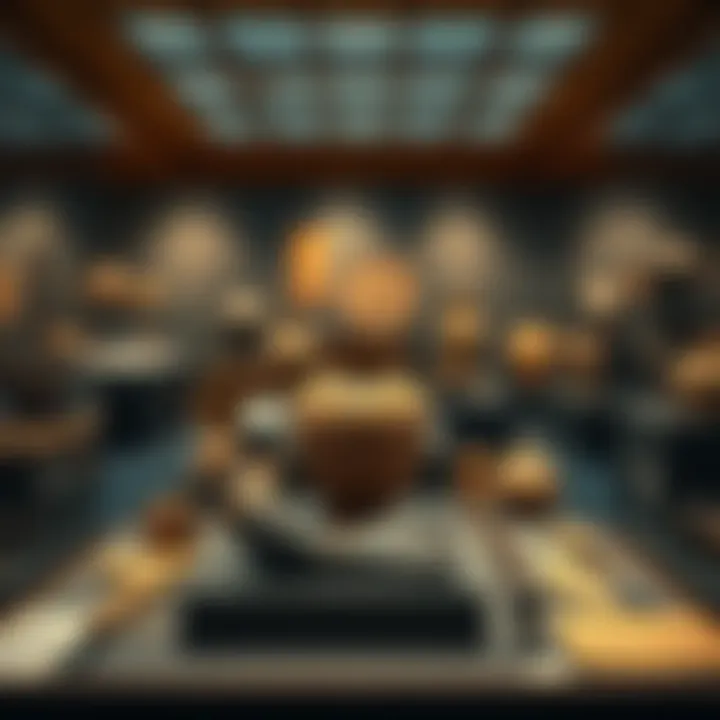 A collection of ancient artifacts displayed in a museum, showcasing items like pottery, tools, and inscriptions that challenge historical narratives.