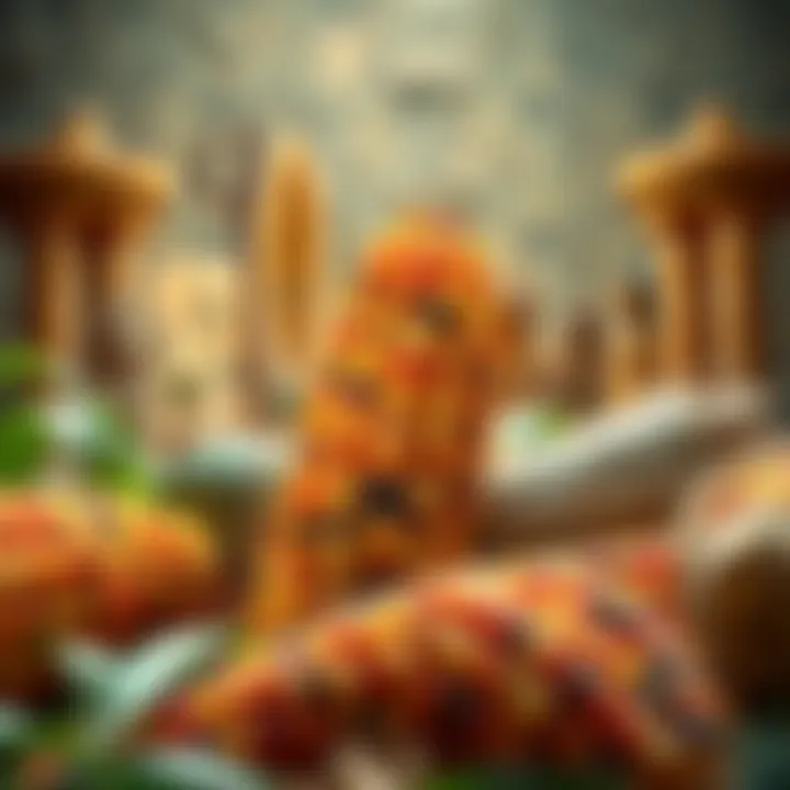 Ancient Civilizations and Corn A variety of corn with artifacts representing ancient Sumer, Hindu, Egyptian, and Roman cultures in the background.