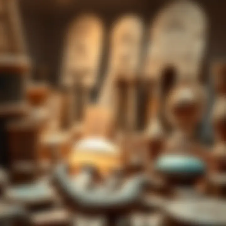 Collection of ancient artifacts from the Middle-East showcasing cultural heritage and historical significance