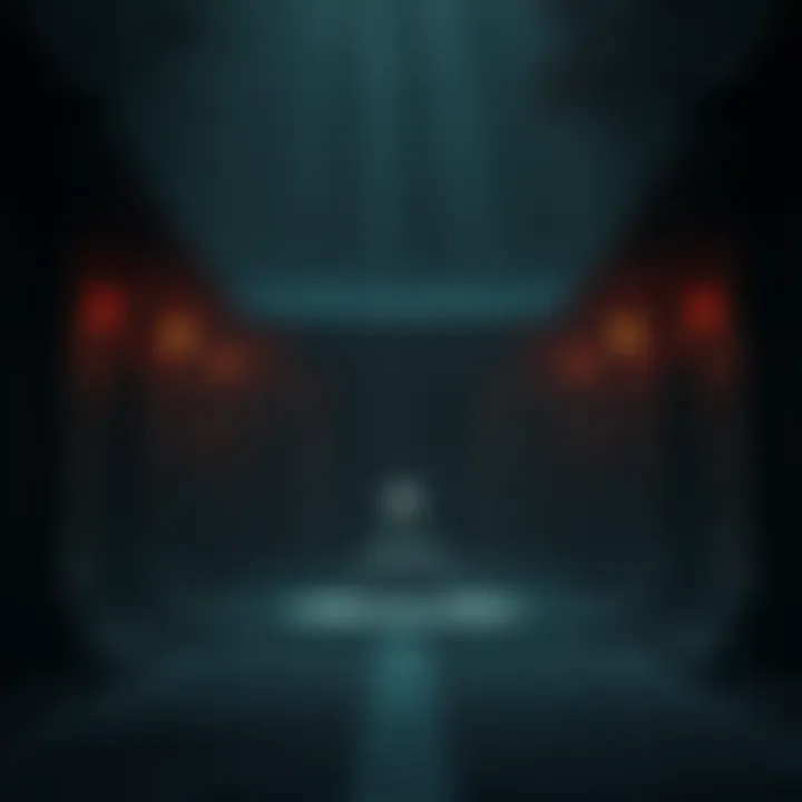 A dimly lit ancient temple featuring a mysterious artifact believed to be cursed, surrounded by shadows and eerie atmosphere.