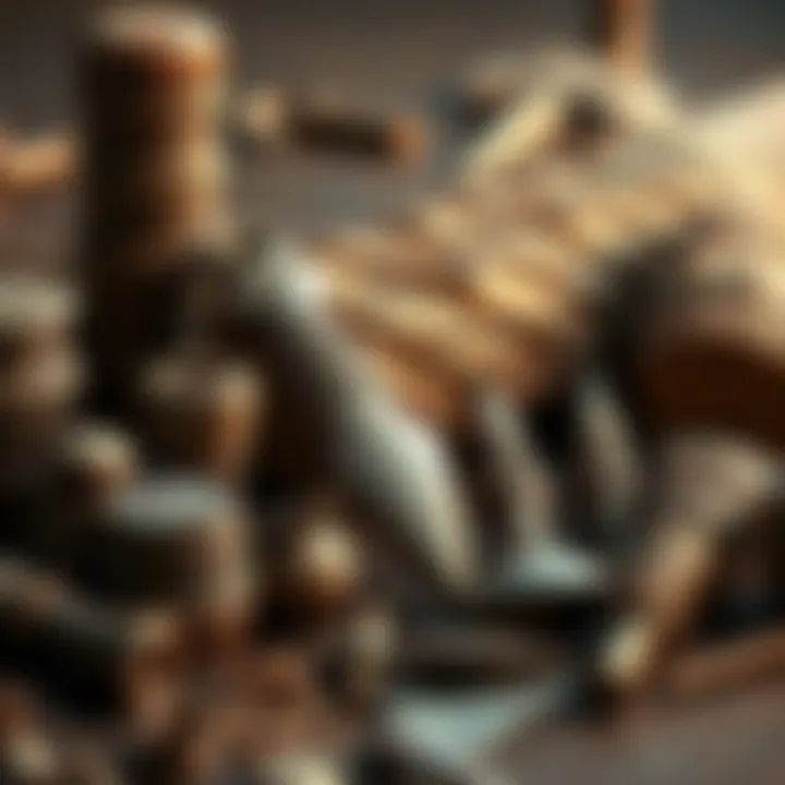 Archaeological tools and artifacts from the Merimde culture found in Egypt.