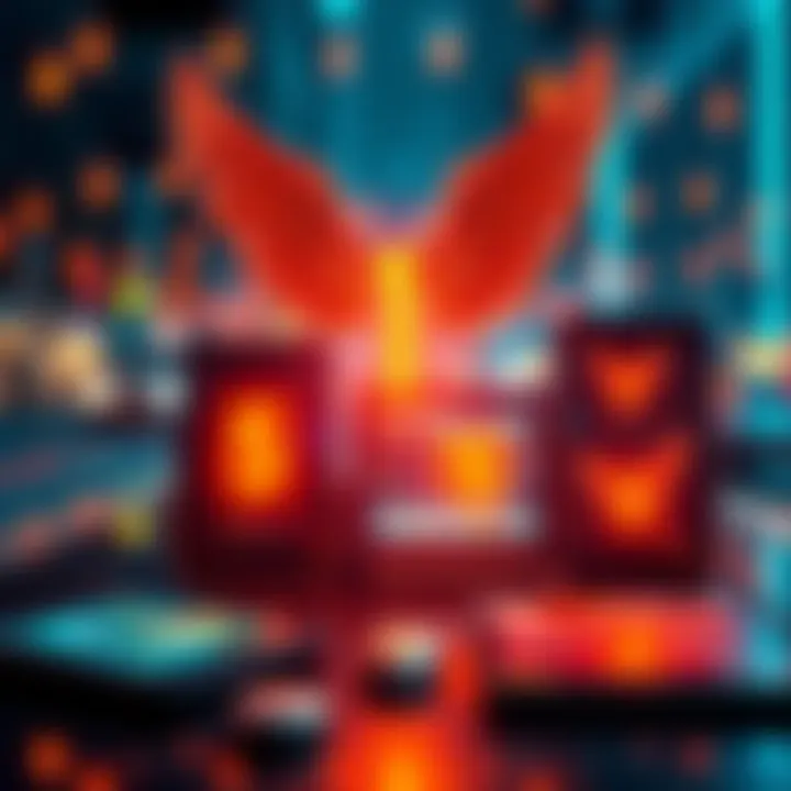 A collection of angel numbers and digital devices, highlighting the blend of spirituality and technology.