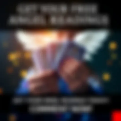 A person holding angel cards, ready to offer readings, with a serene backdrop