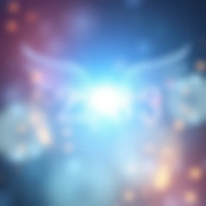 A serene background with the numbers 222 and 333 prominently displayed, symbolizing spiritual growth and consciousness, surrounded by soft light and ethereal designs.