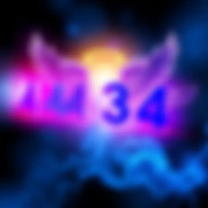 A collage of angel numbers 444, 333, and 222 with a celestial background