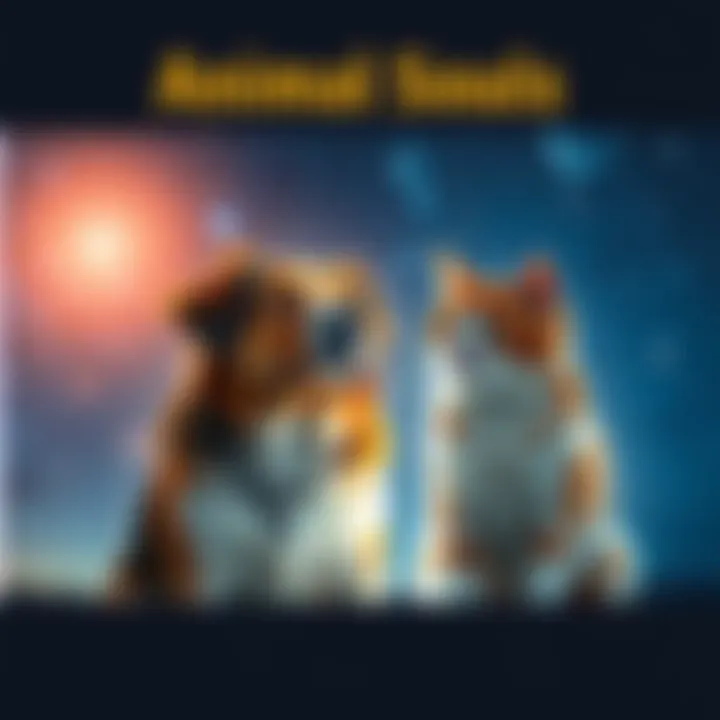 Animal Souls Exploration A thoughtful scene showing a dog and a cat sitting together under a starry night sky, symbolizing the bond between humans and animals and the question of whether they have souls, with a gentle glow around them suggesting a spiritual connection.