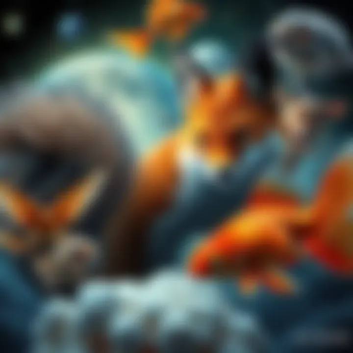 A collage of animals including a squirrel, fox, and goldfish representing their meanings in dreams