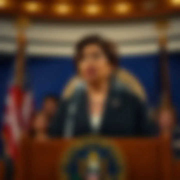 Congresswoman Anna Paulina Luna stands at a podium, demanding the CIA return files related to JFK and MKUltra