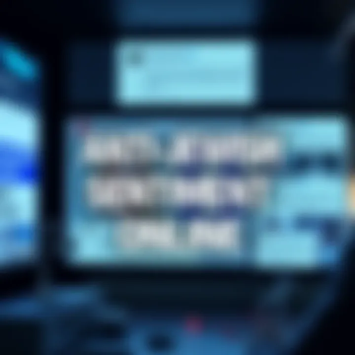 Anti-Jewish Sentiment Online A graphic showing various social media posts with negative comments about Jewish people, reflecting growing online hostility.