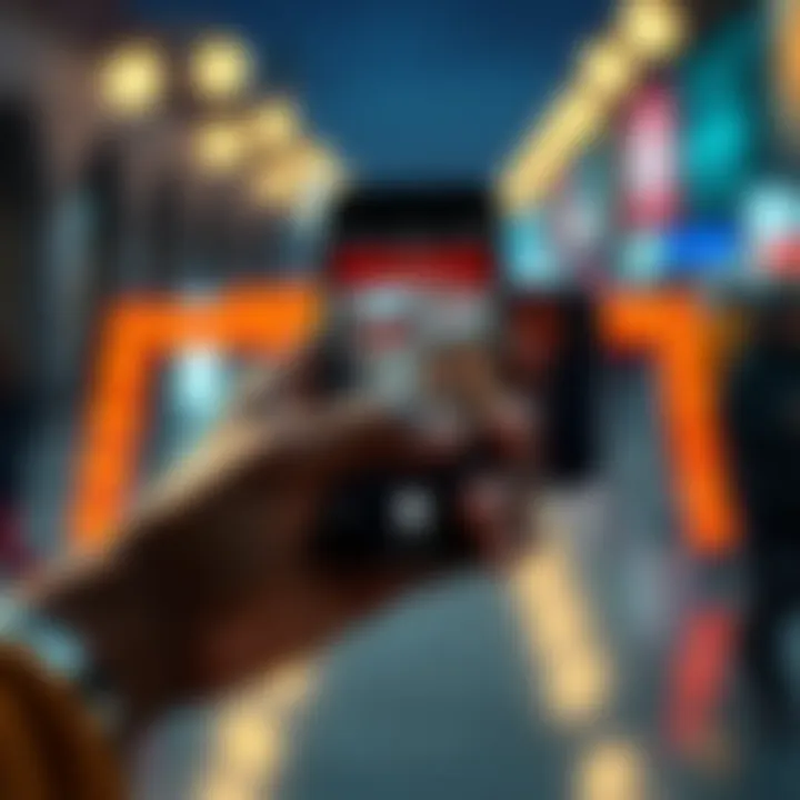 A person's hand holding a smartphone displaying anti-Islam posts on social media.