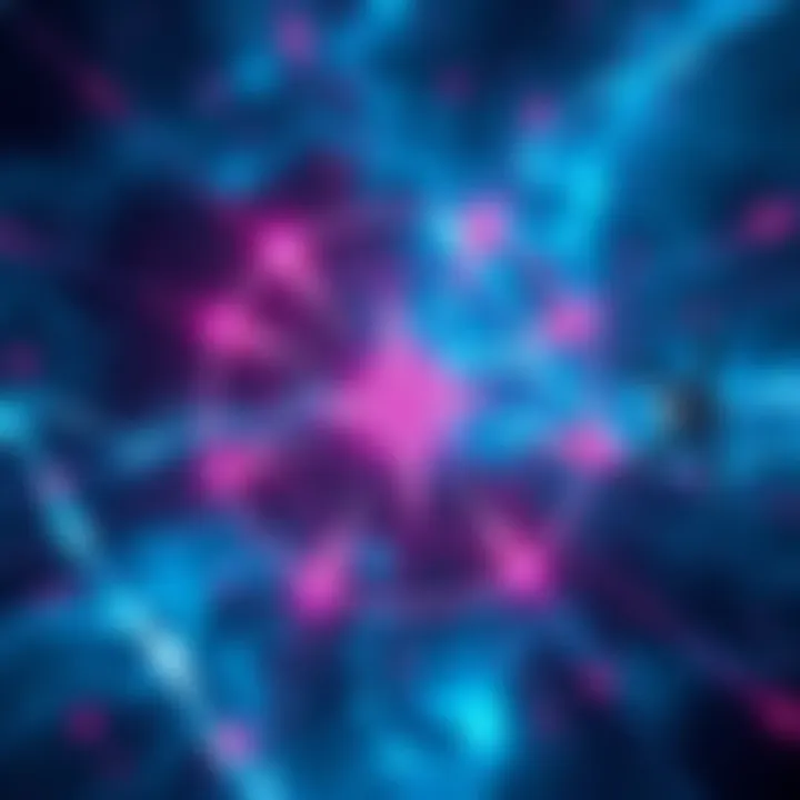 Antigravity Concept A visual representation of antigravity, showcasing spatial geometry and electromagnetic fields interacting in a cosmic setting.